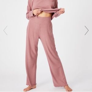 COTTON:ON relaxed rib wide leg pant